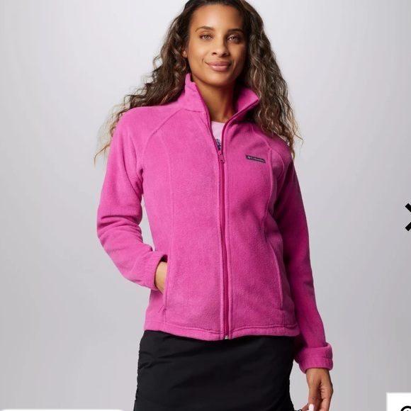Pink Columbia Fleece Jacket - Picture 1 of 6